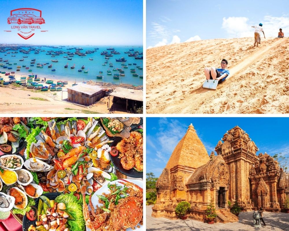 Trải nghiệm cuộc sống làng chài Mũi Né, ngắm cảnh tại đồi cát trắng, Tháp chàm Ponasu và thưởng thức món ăn ngon tại Mũi Né
